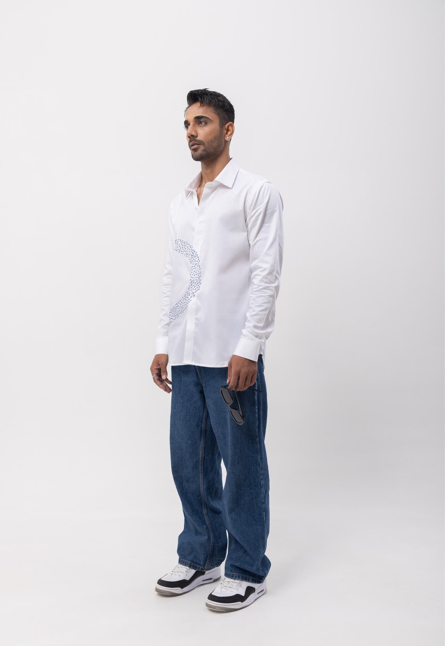 CRACKER BURST - HAND EMBROIDERED DESIGNER SHIRT
