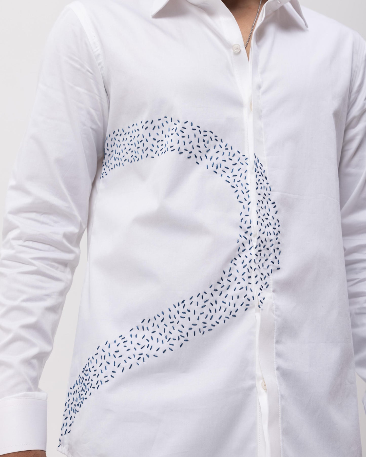 CRACKER BURST - HAND EMBROIDERED DESIGNER SHIRT
