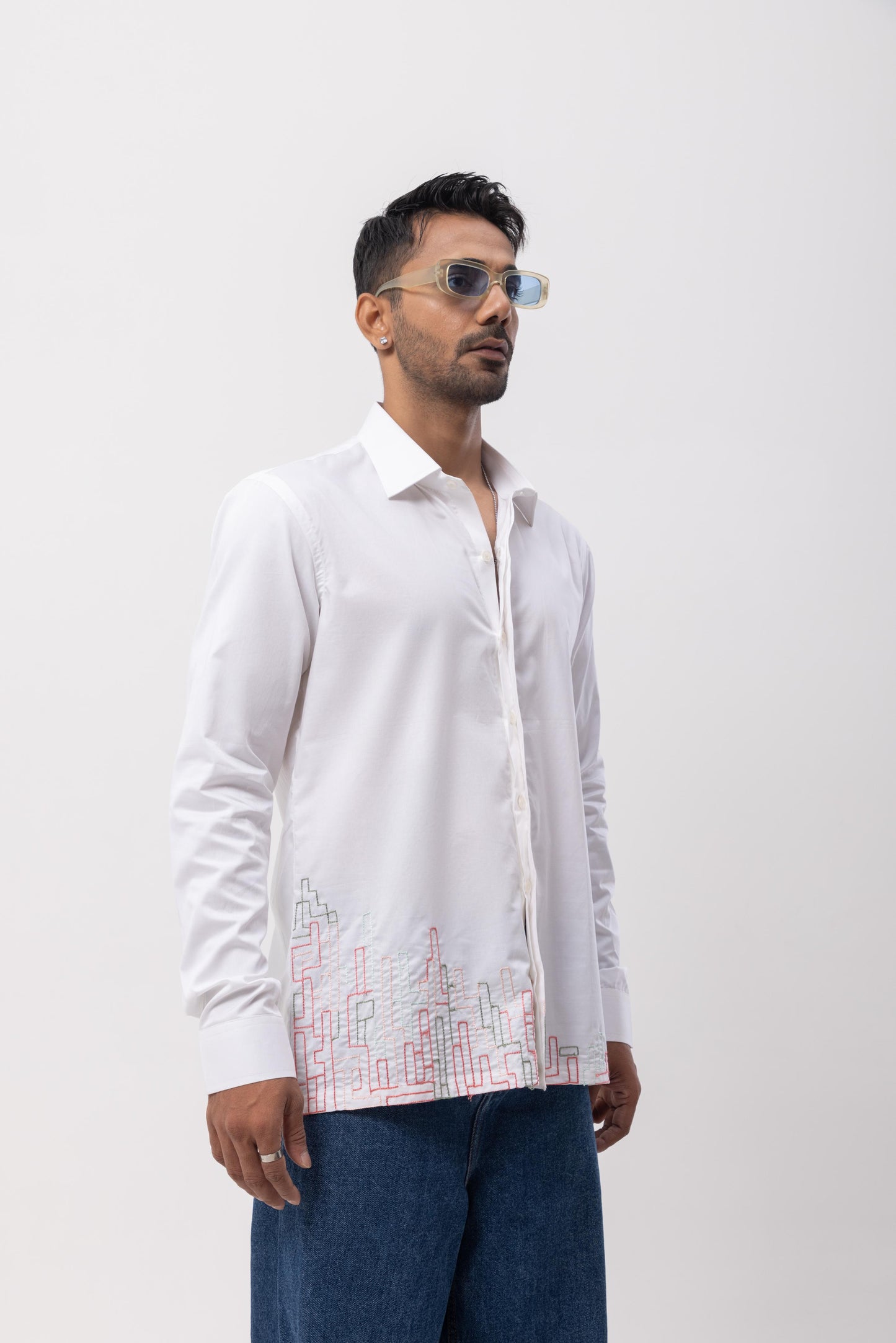 COMPUTER - HAND EMBROIDERED DESIGNER SHIRT