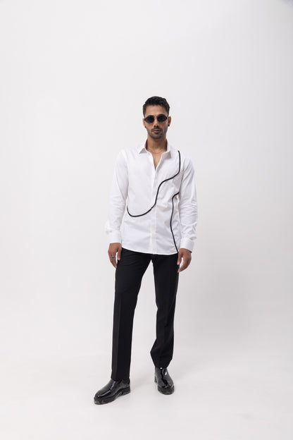 CORD - HAND EMBROIDERED DESIGNER SHIRT