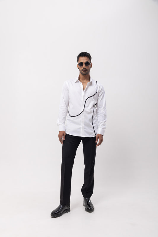 CORD - HAND EMBROIDERED DESIGNER SHIRT