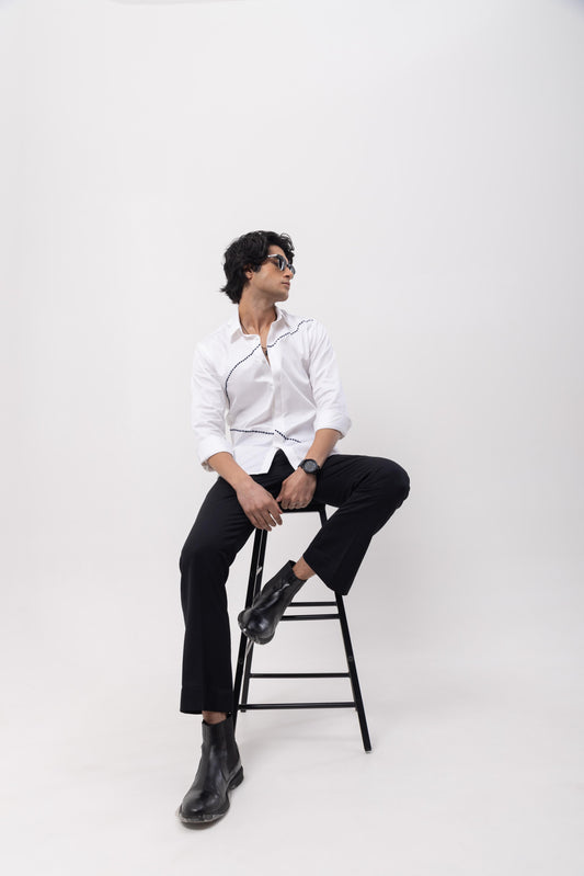 CATERPILLAR - HAND EMBROIDERED DESIGNER SHIRT