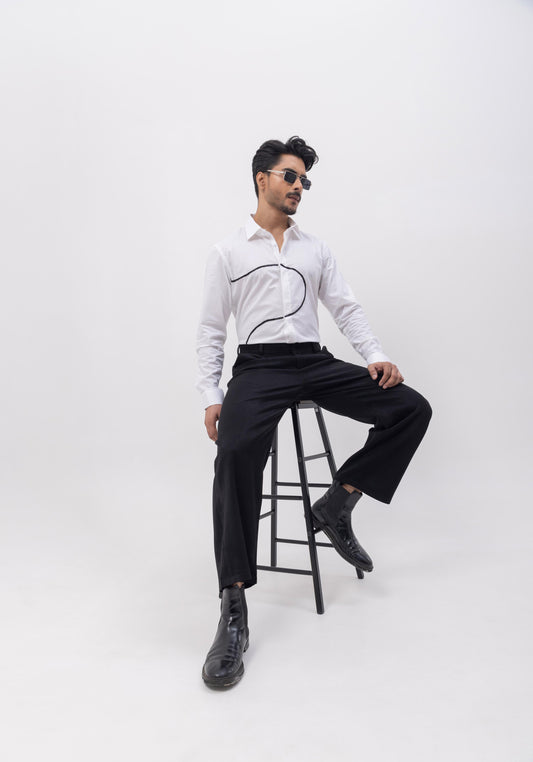 S CORD - HAND EMBROIDERED DESIGNER SHIRT