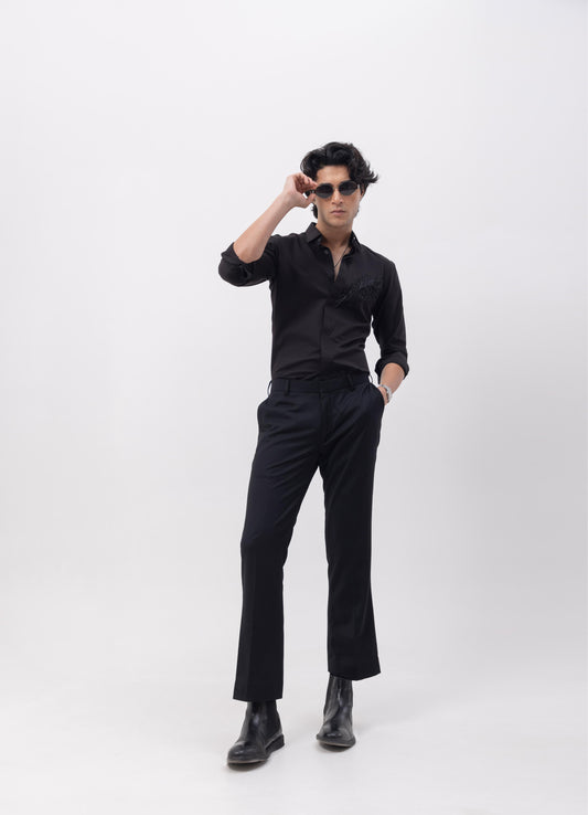 MOR PANKH - HAND EMBROIDERED DESIGNER SHIRT