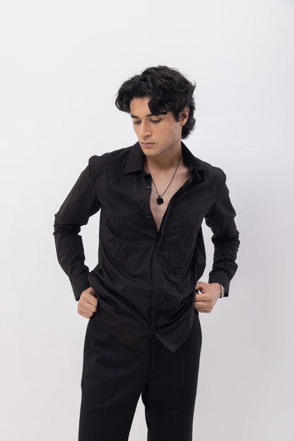 ROSE - HAND EMBROIDERED DESIGNER SHIRT