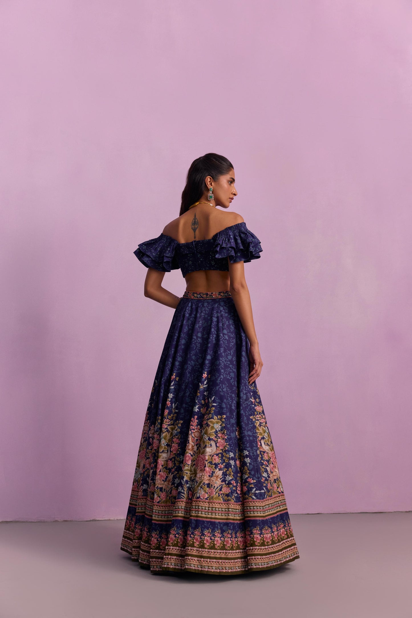 AMELIA VINTAGE DESIGN LEHENGA SET