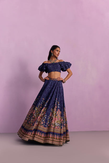 AMELIA VINTAGE DESIGN LEHENGA SET