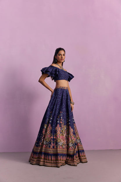 AMELIA VINTAGE DESIGN LEHENGA SET