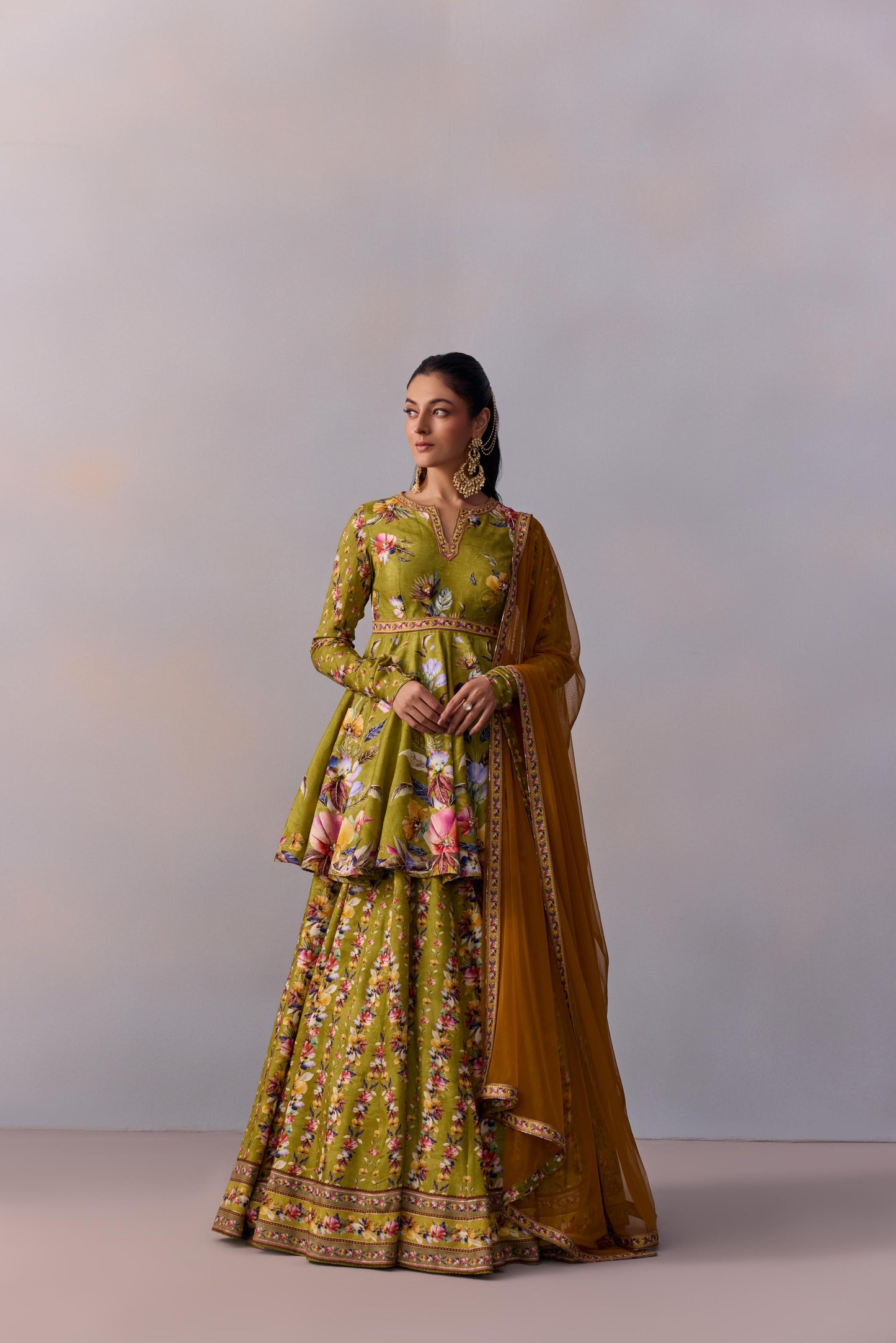 TAISHA PEPLUM LEHENGA SET