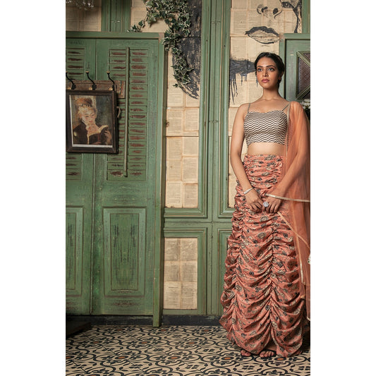 FISH TAIL LEHENGA SKIRT SET