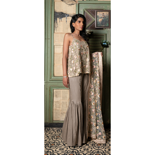 GEO PRINT SHARARA SET