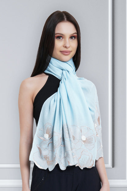 POPPY AFFAIR EMBROIDERED STOLE