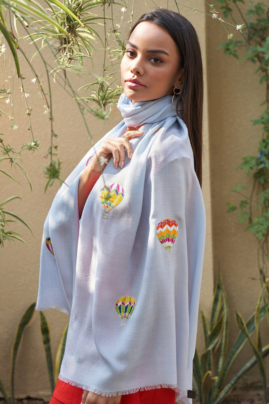 FLY INTO THE SKY EMBROIDERED STOLE