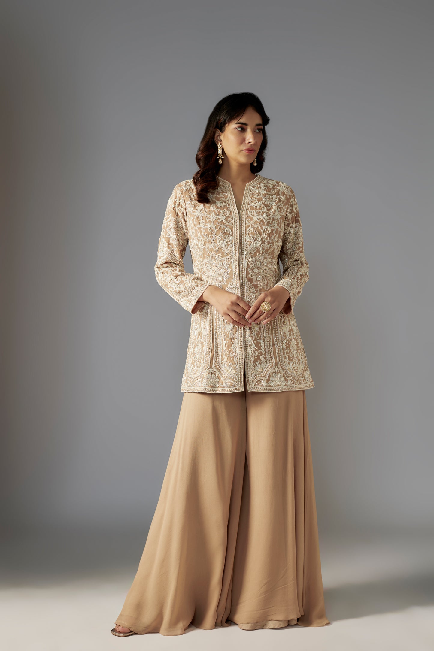 NUDE SHARARA SET