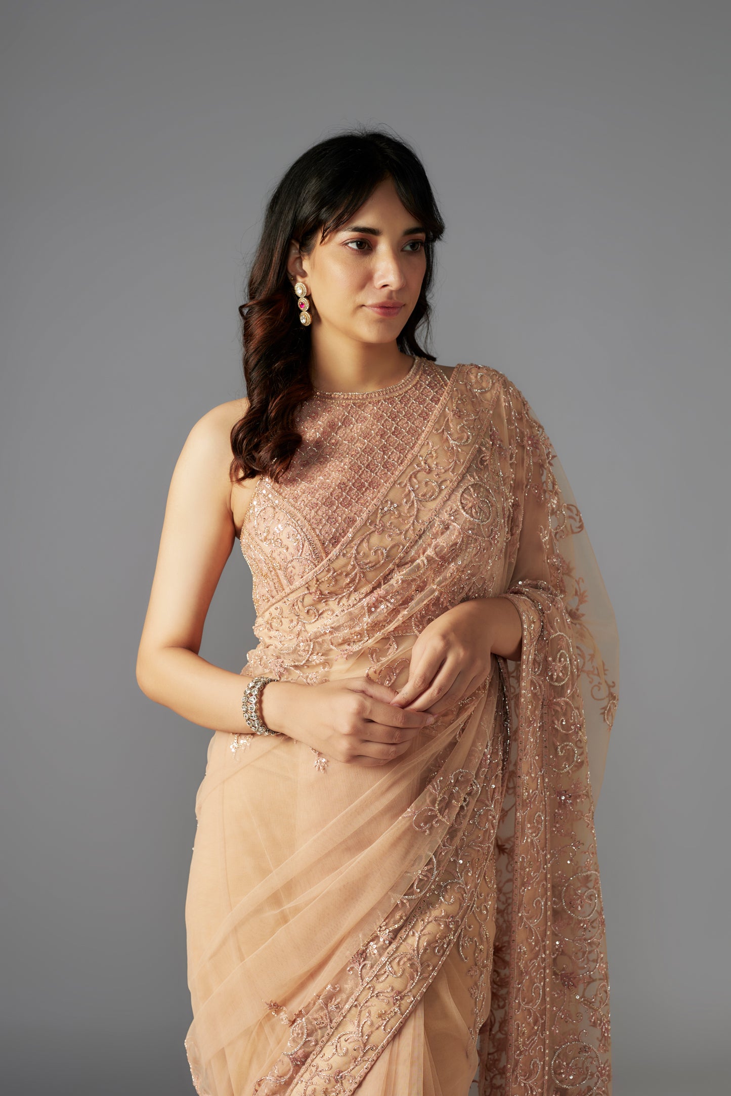 NUDE SAREE