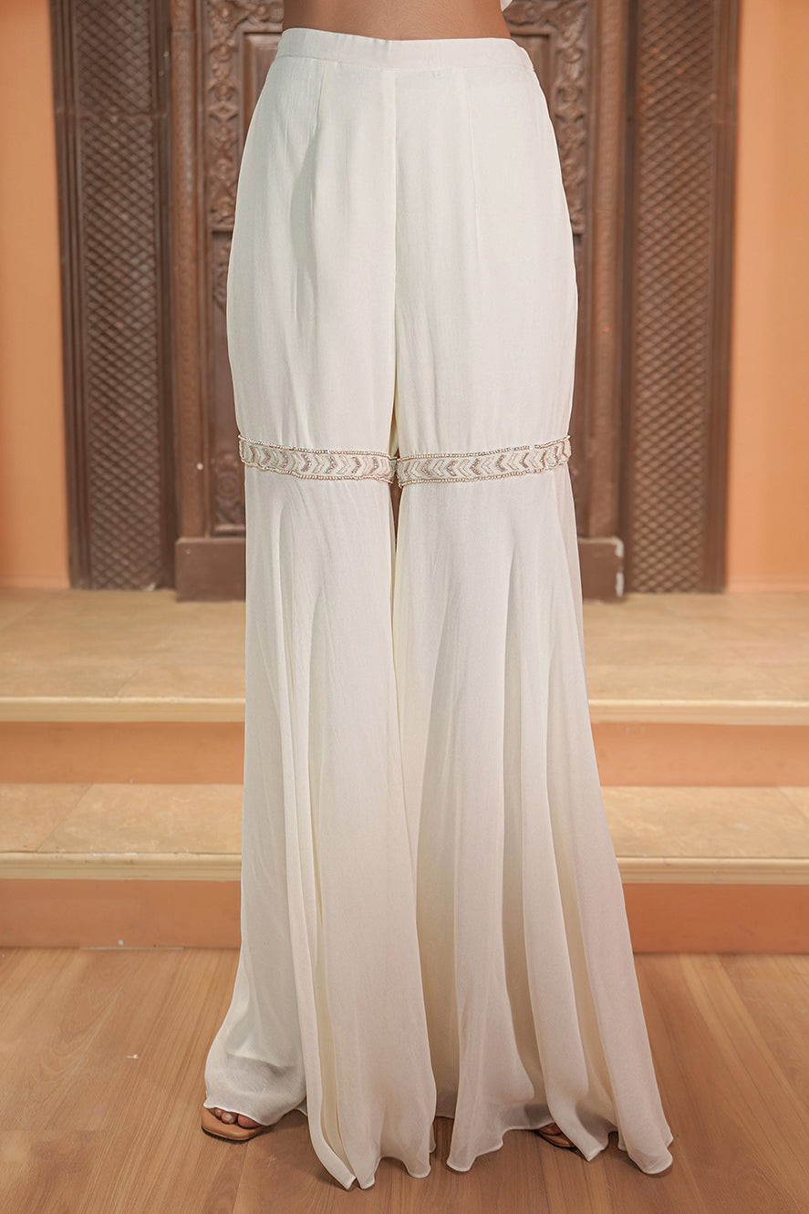 IVORY KURTI SET