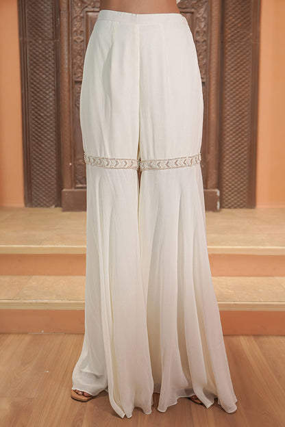 IVORY KURTI SET