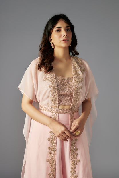 PINK SHARARA SET