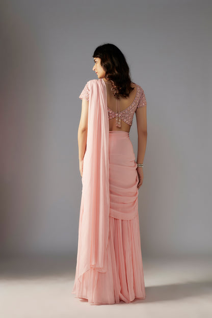 PINK SHARARA SET