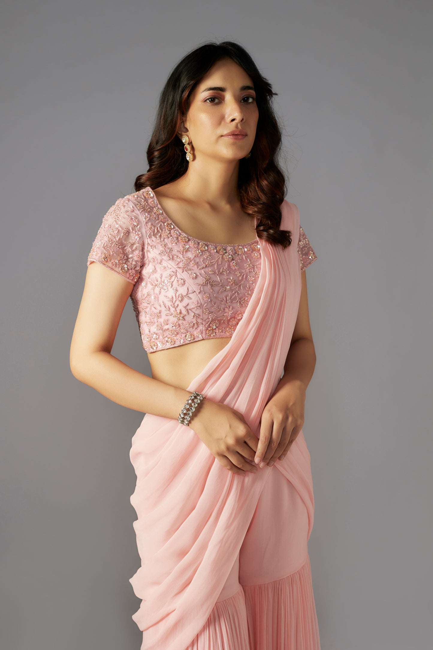 PINK SHARARA SET