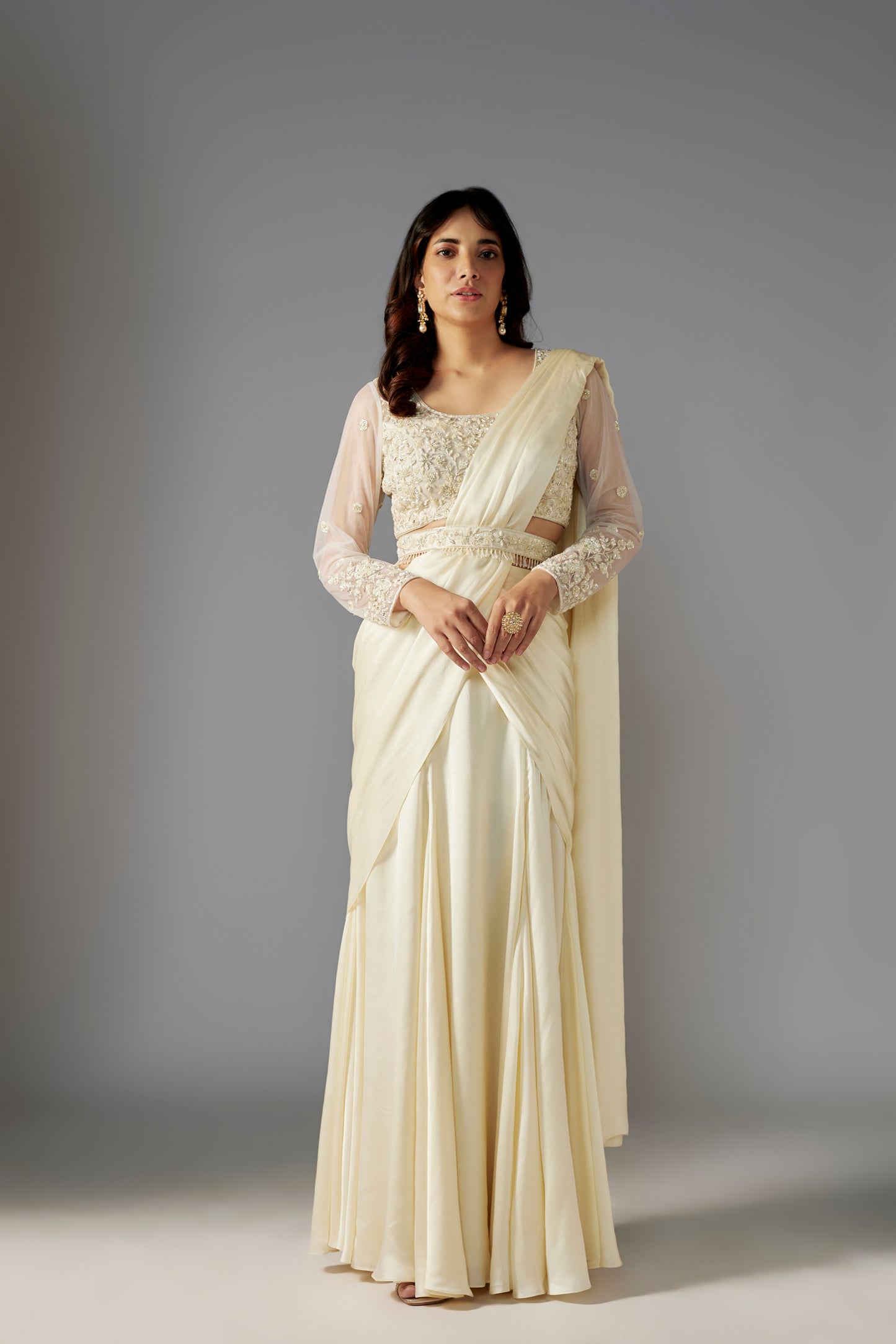 IVORY SAREE