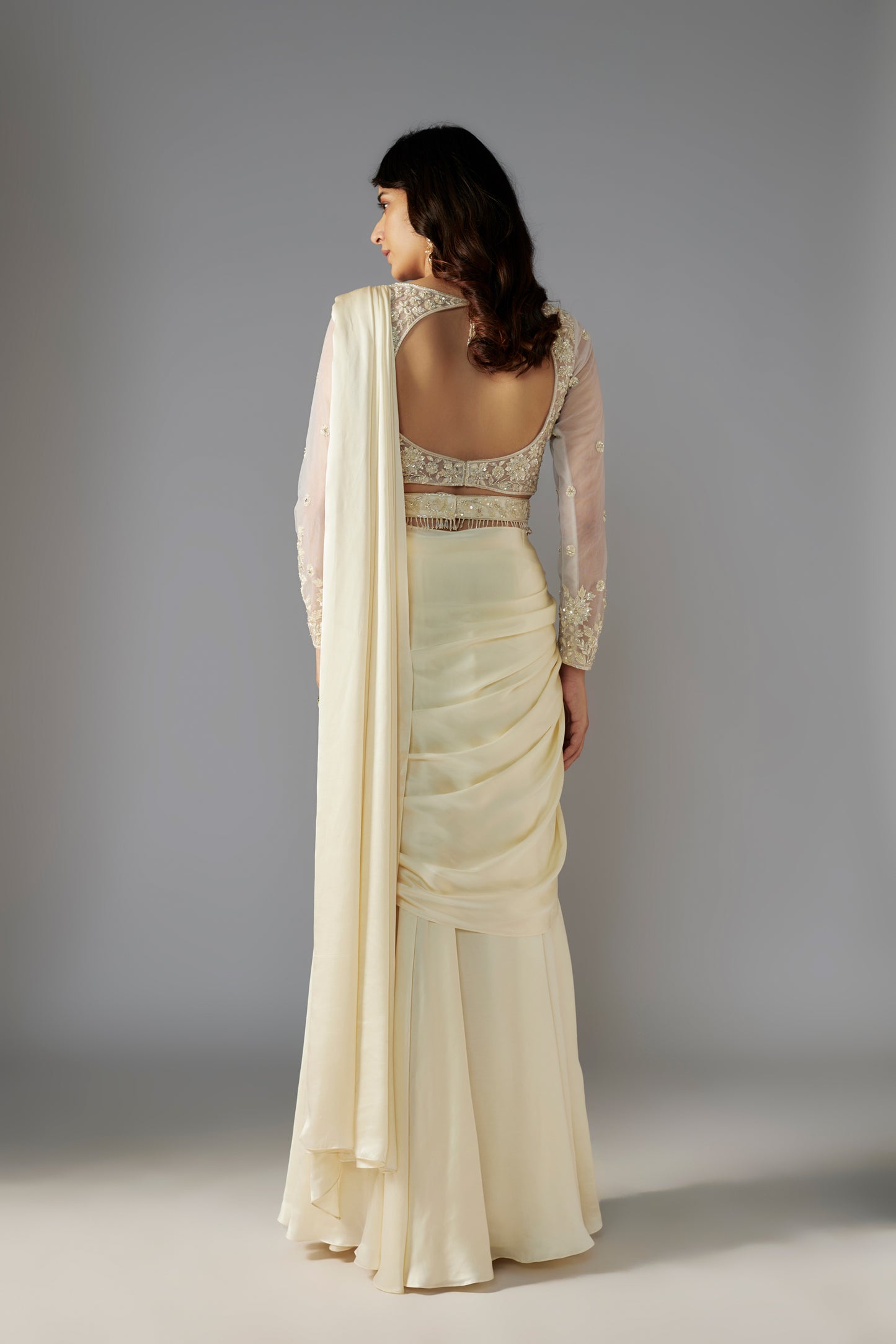 IVORY SAREE