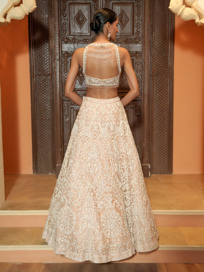 NUDE BRIDAL LEHENGA