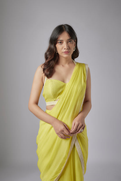 YELLOW SAREE