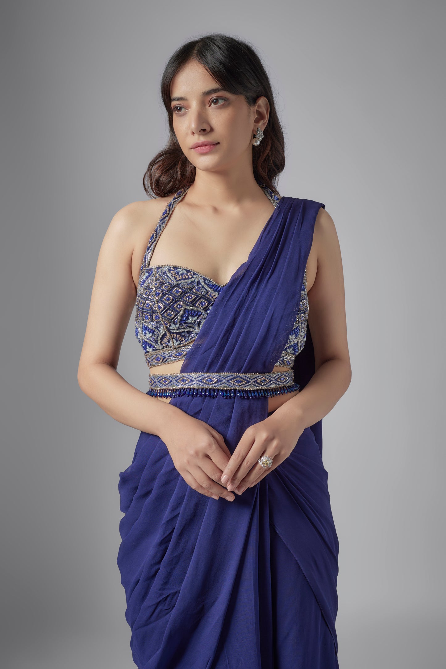 BLUE SAREE