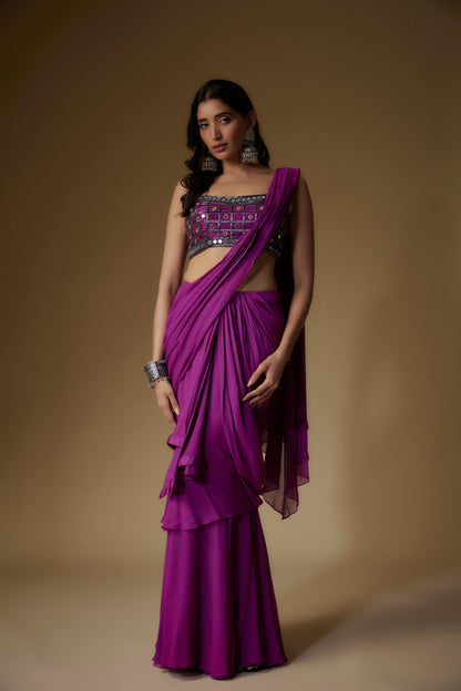 PURPLE SAREE