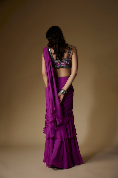 PURPLE SAREE