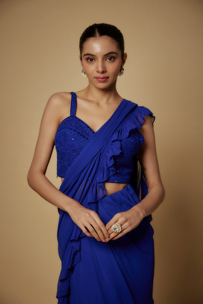 BLUE SAREE