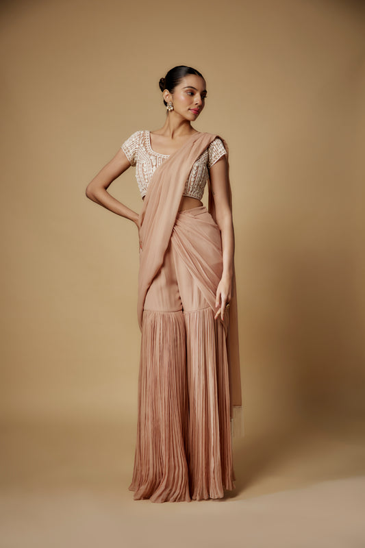 NUDE SHARARA SET