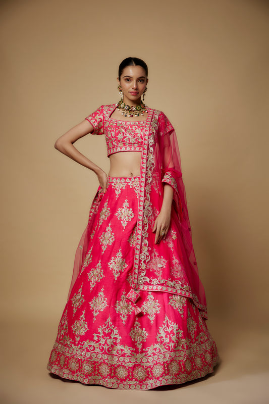 PINK LEHENGA SET