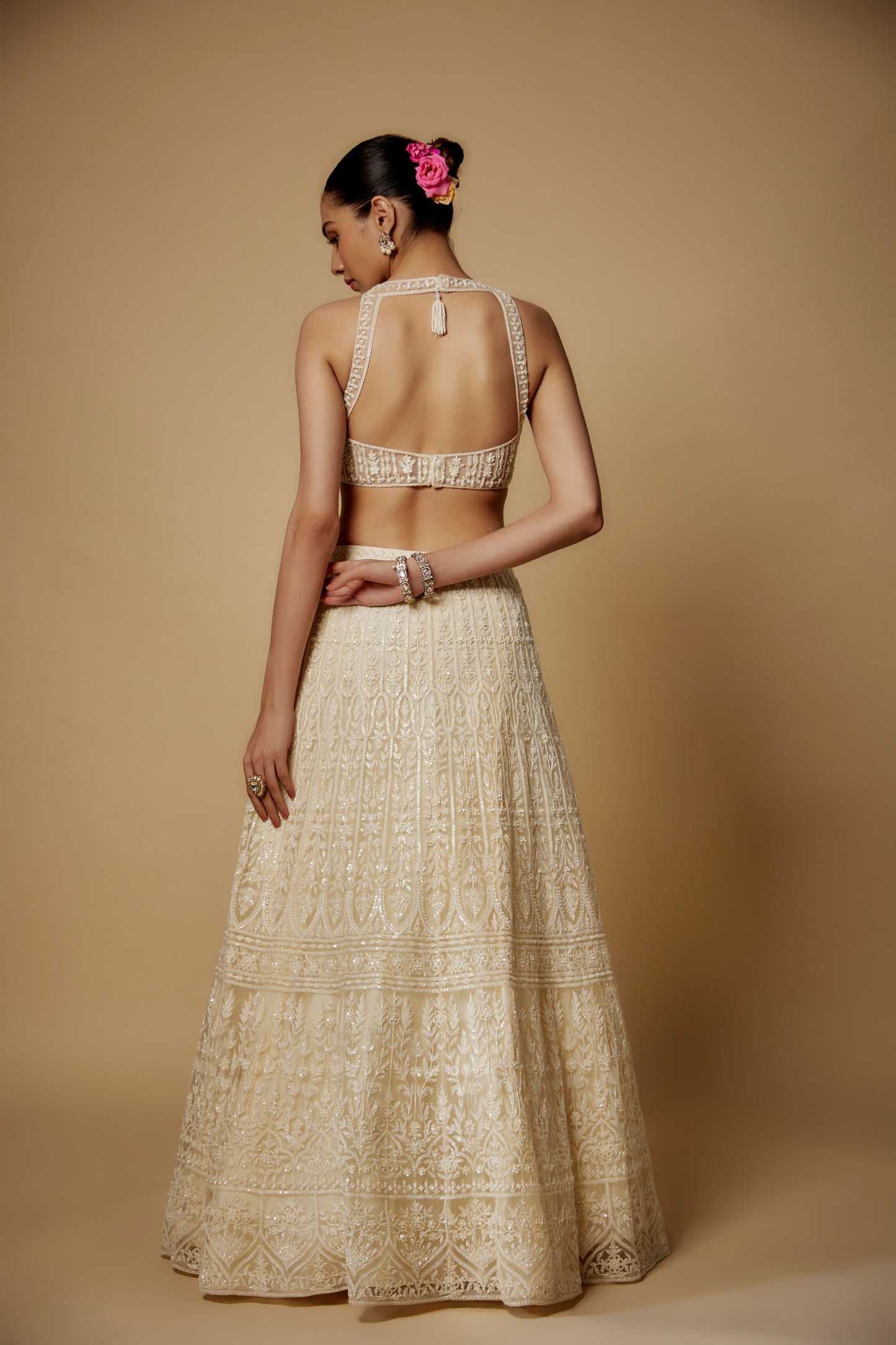 IVORY LEHENGA SET