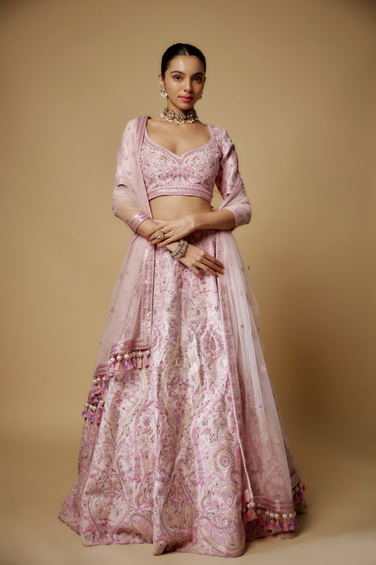 PINK LEHENGA SET