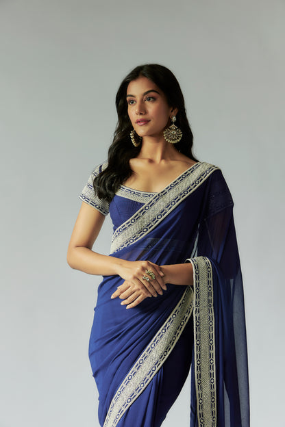 BLUE SAREE