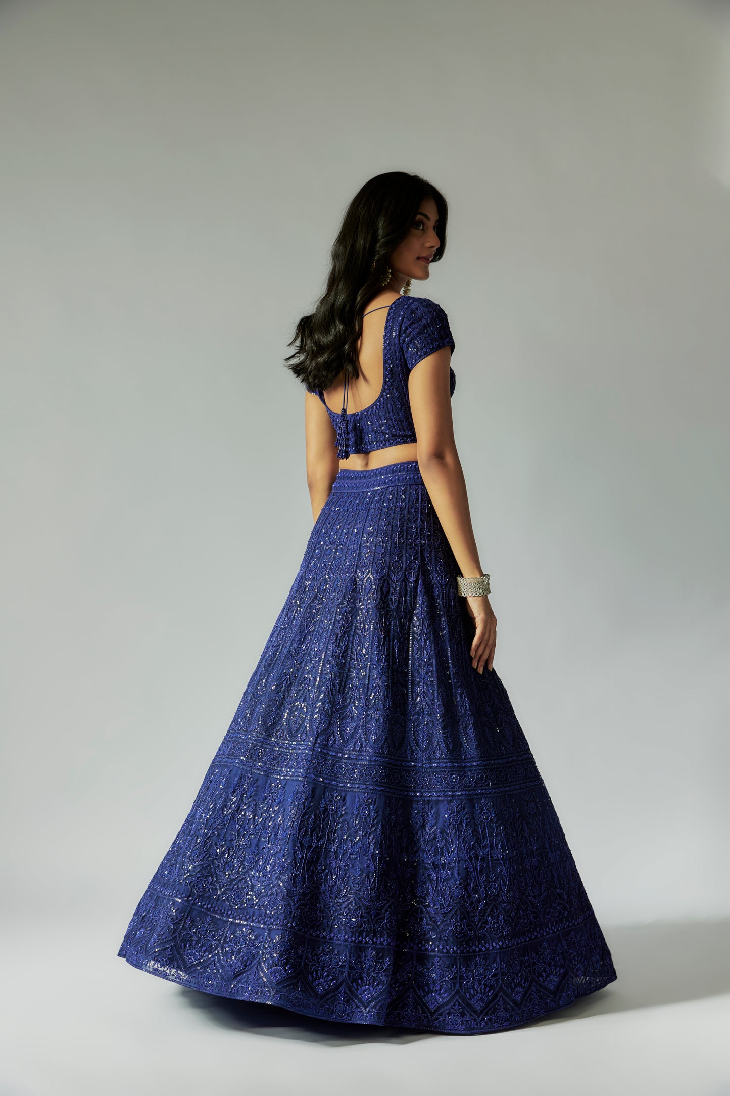 BLUE LEHENGA SET