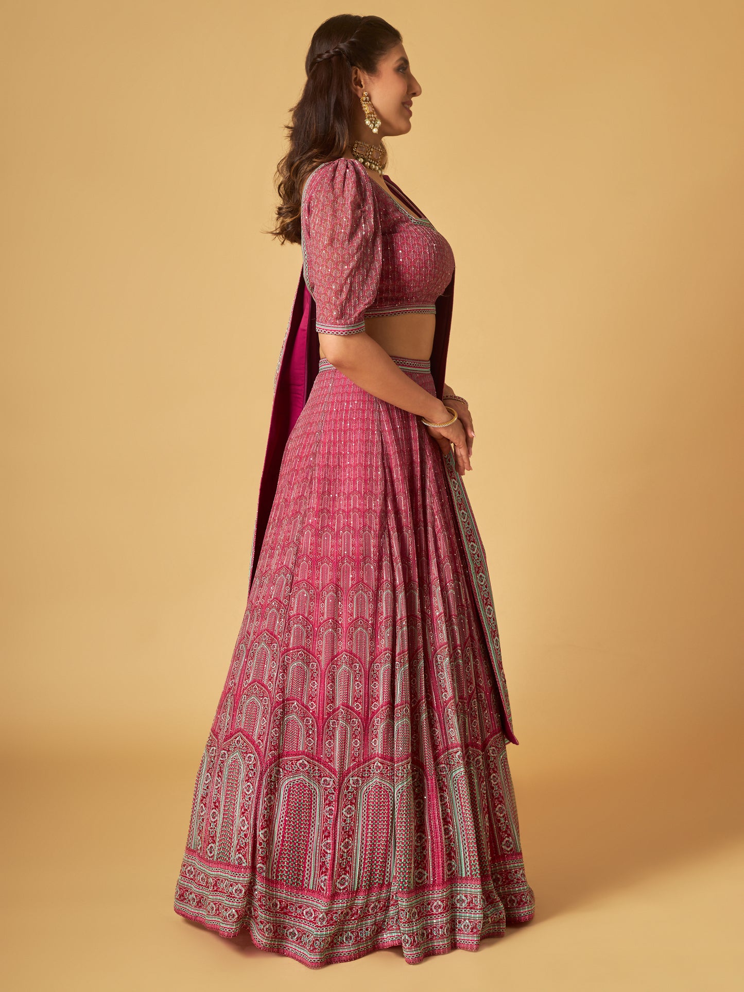 PINK LEHENGA SET