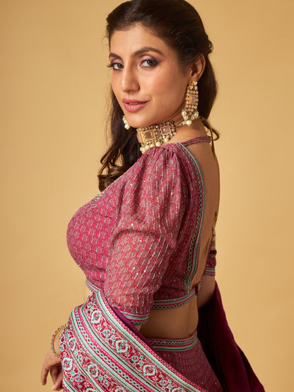 PINK LEHENGA SET