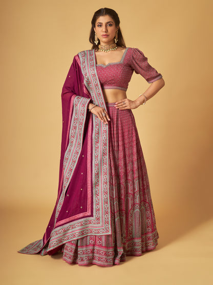 PINK LEHENGA SET