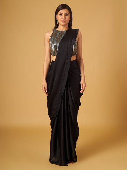 BLACK SAREE