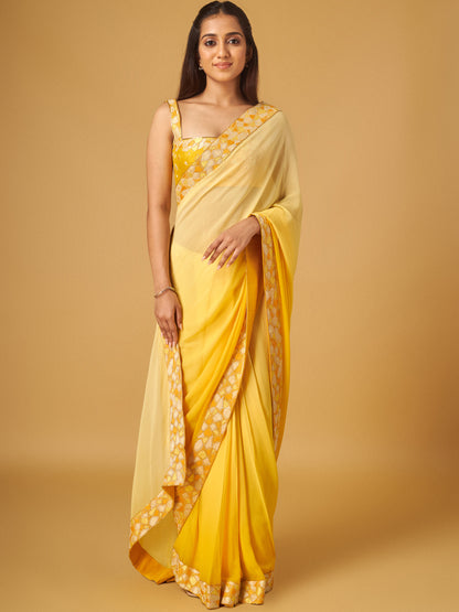 YELLOW SAREE