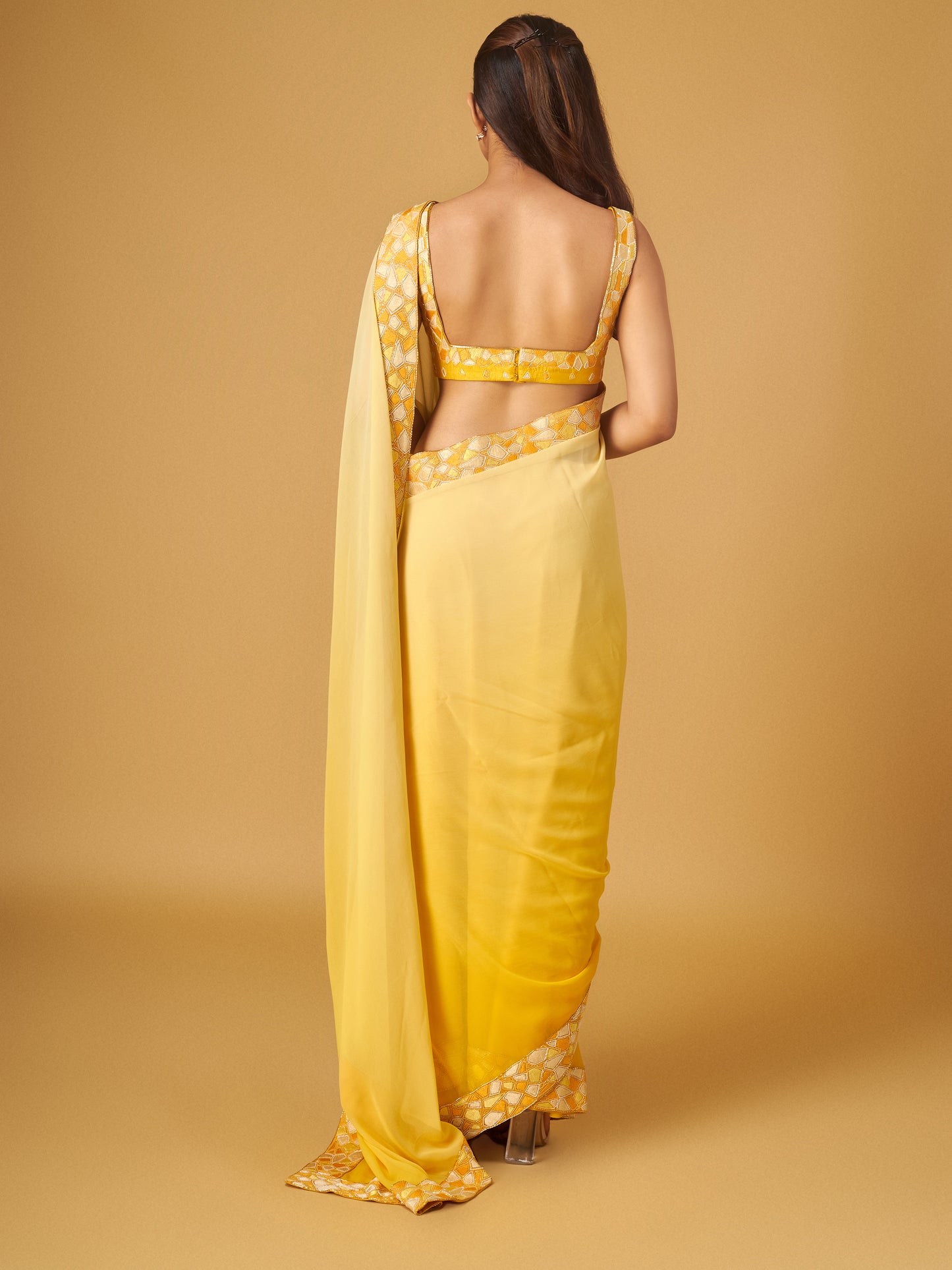 YELLOW SAREE