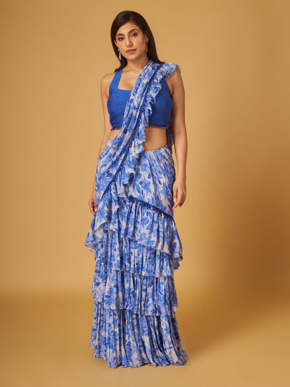 BLUE SAREE