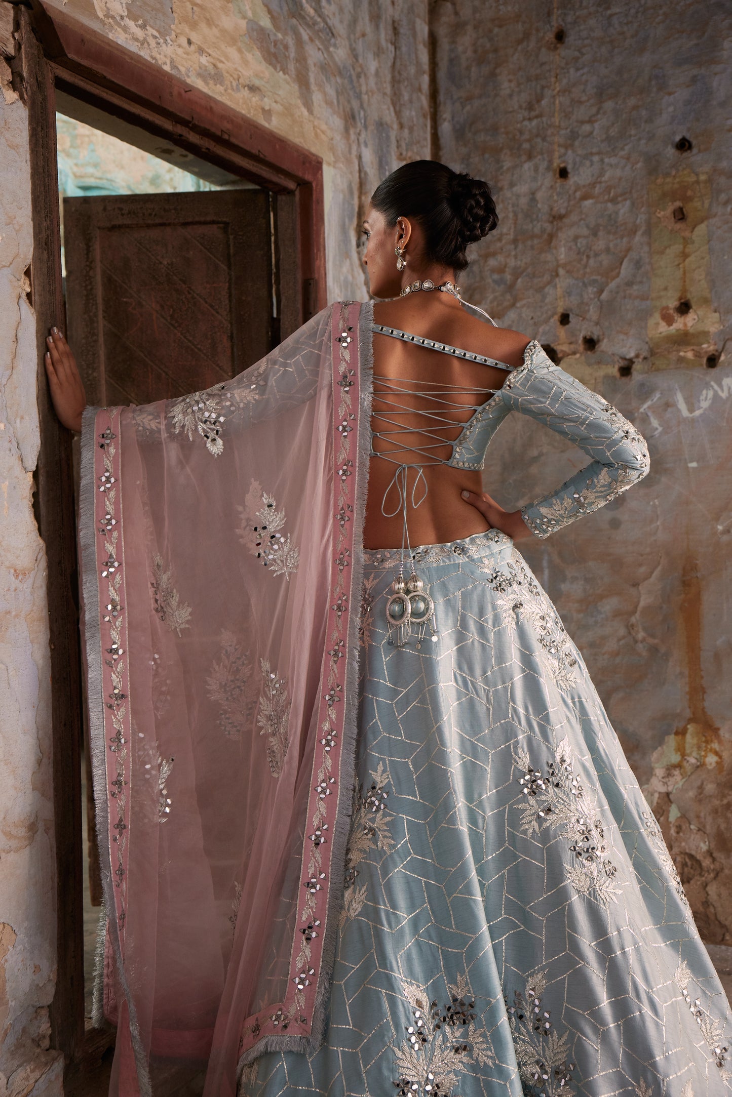 AQUA HEER LEHENGA