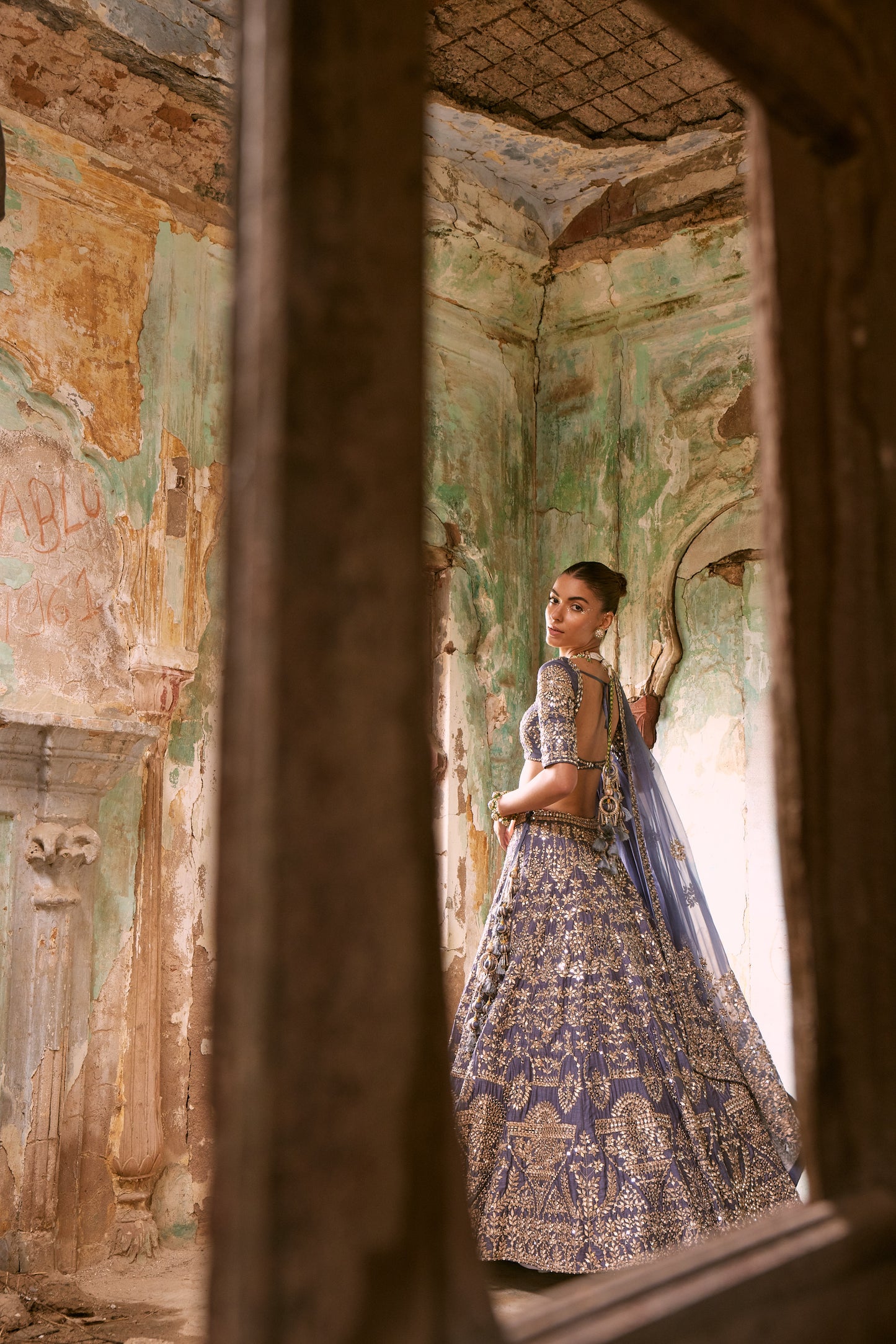 PRESIDENTIAL BLUE LEHENGA