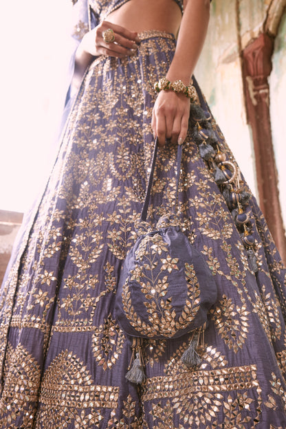 PRESIDENTIAL BLUE LEHENGA