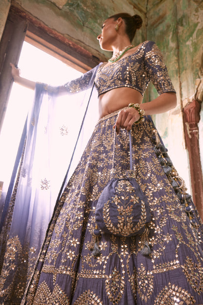 PRESIDENTIAL BLUE LEHENGA