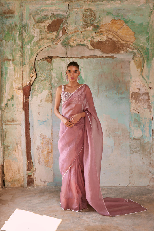 MAUVE SAREE